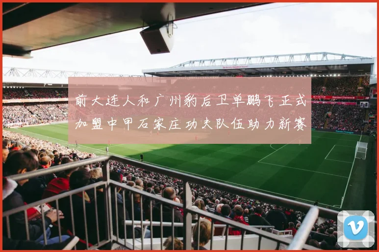 前大连人和广州豹后卫单鹏飞正式加盟中甲石家庄功夫队伍助力新赛季